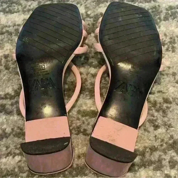 Baby Pink Pre-Loved Zara Heels - Picture 2 of 3
